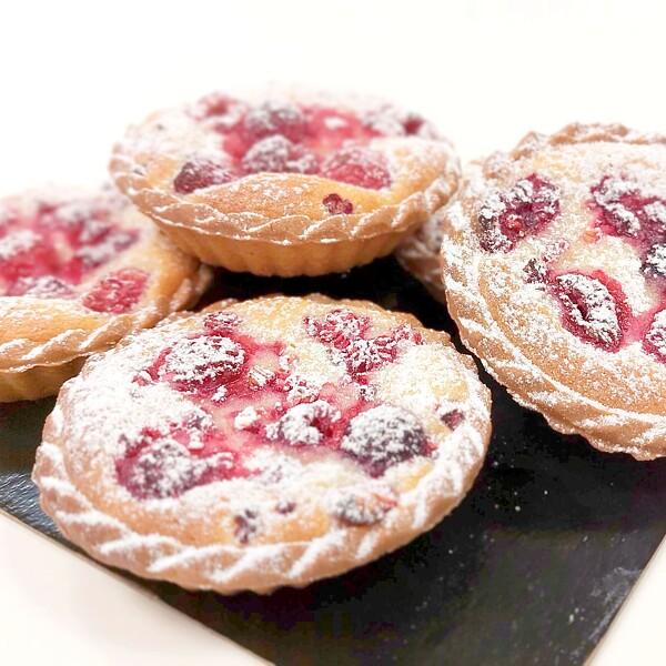 Recept: mandľová tartelette s malinami - Frangipane mix