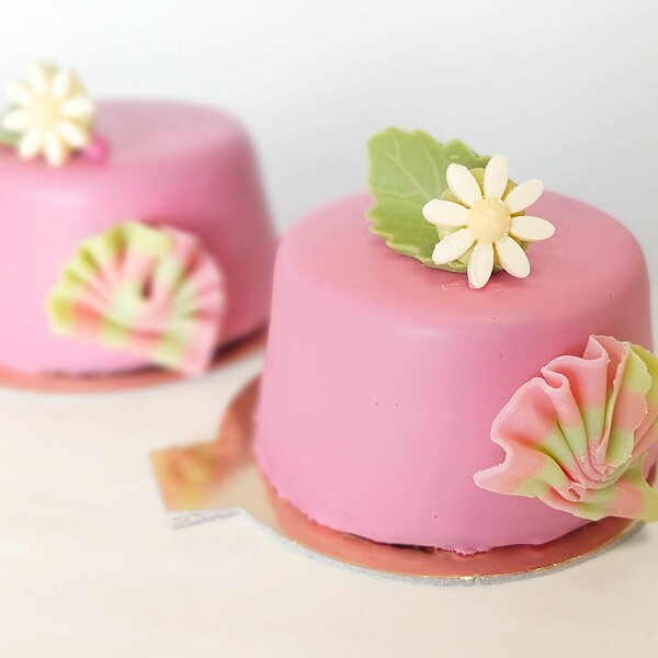 Nové hotové krémy a elastická poleva malina