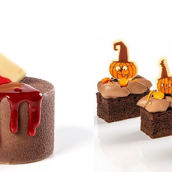 Halloween čokoládová dekorácia