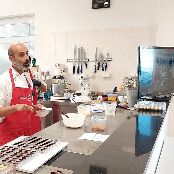 Prezentácia s čokoládou ICAM S.p.A.: cukrár Salvatore Toma - 16.10.2024