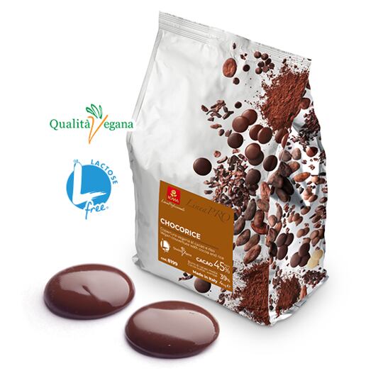 CHOCORICE 45 % – Vegan „mliečna“ čokoláda – 4 kg