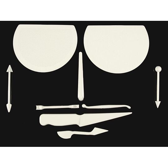 Súprava nástrojov na prácu s marcipánom
 -set 6 ks-