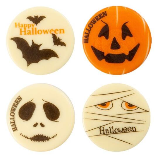 Halloween kolieska, 4 motívy – 120 ks