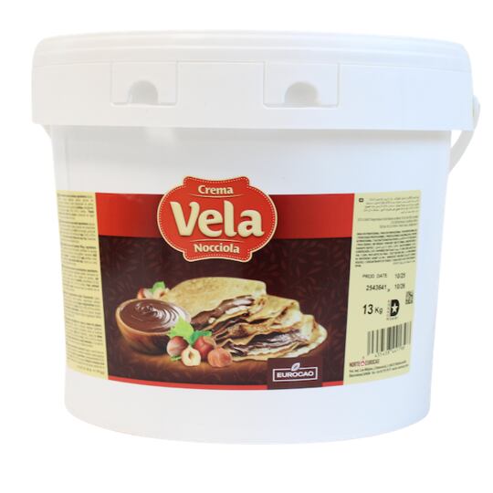 Vela krém NOCCIOLA (lískooříškovo-kakaový) - 13 kg