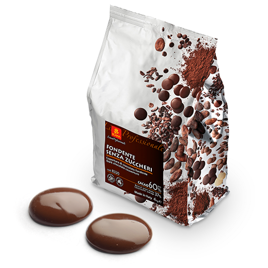 Tmavá čokoláda 60 % bez cukru (maltitol) – 4 kg