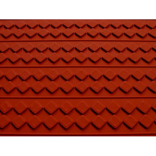 Silikónová reliéfna podložka 60 x 40 cm – vzor 
štvorce