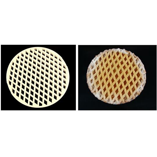 Mriežkovaná 
forma dvojdielna