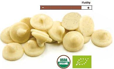 BIO biela čokoláda s kúskami vanilky – 15 kg