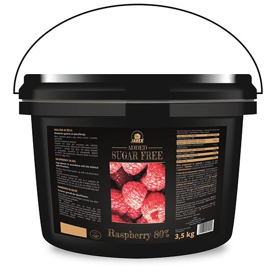 MALINA 80 % ovocná náplň bez cukru – 3,5 kg