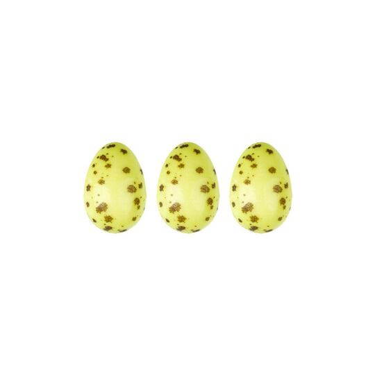 Vajíčka zelená krop. 3D mini 2 x 1,5 cm - 162 ks