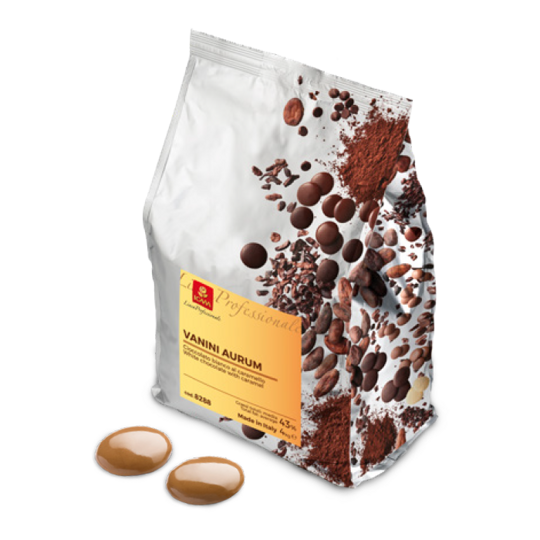 Vanini Aurum – biela čokoláda s karamelom – 4 kg