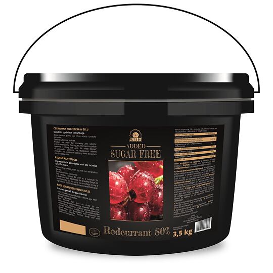 ČERVENÉ RÍBEZLE 80 % ovocná náplň bez cukru – 3,5 kg