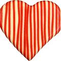 Srdce s červeným dizajnom – 4 motívy – 75 ks